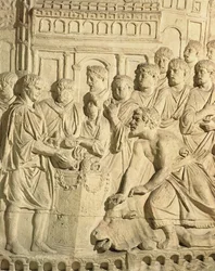 The Sarmatians Paying Tribute to the Romans, (detail)